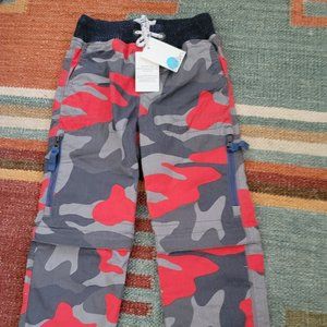 Mini Boden Zip pants with zip-off knee 4y